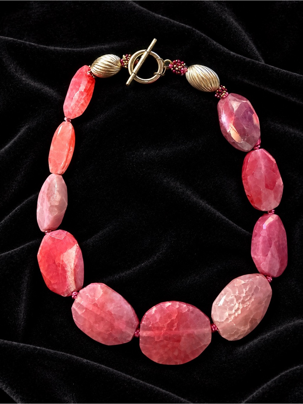 Pink Quartz Necklace